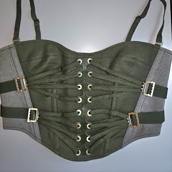 Dion Lee Laced Slider Mini skirt & corset - Picture 4 of 8